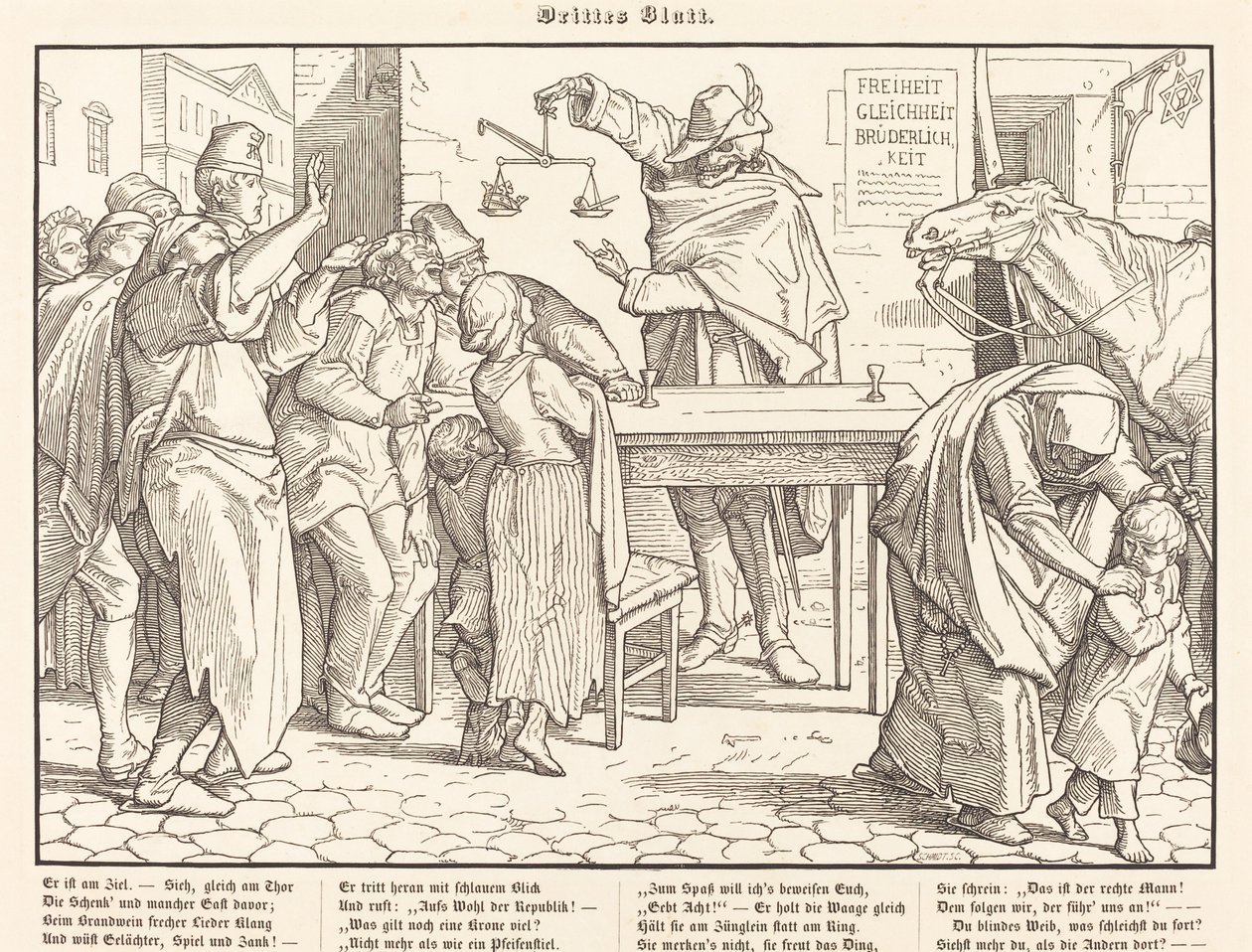 Another Dance of Death III by Alfred Rethel