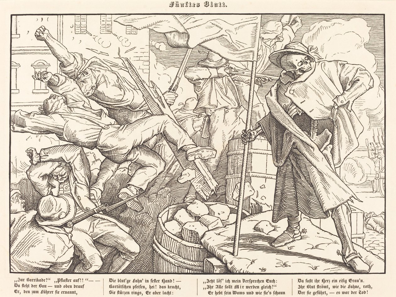 Another Dance of Death V by Alfred Rethel
