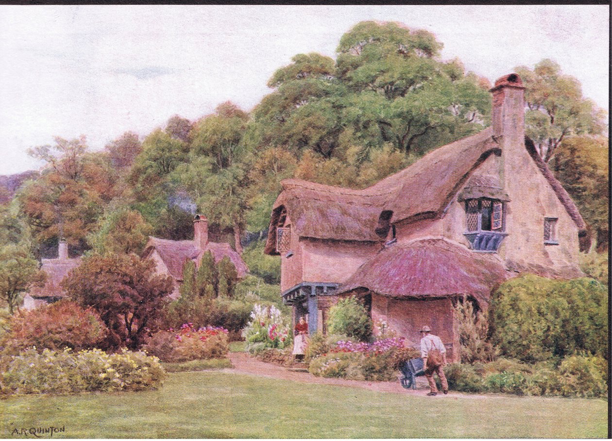 Almhouses, Selworthy Green, Somerset by Alfred Robert Quinton