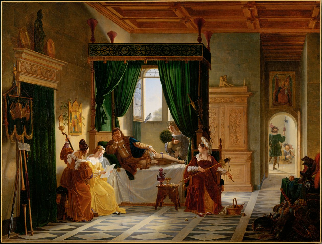 Bayard Recuperating by Alfred Roll