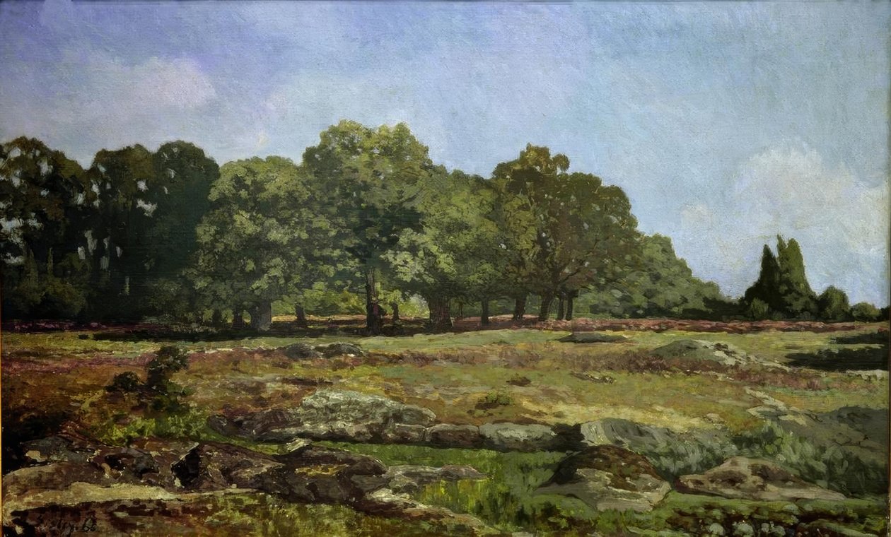 Chestnut Avenue at La Celle-Saint Cloud by Alfred Sisley