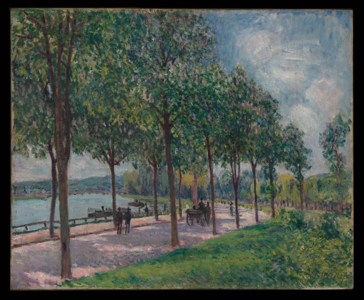 Avenue of Chestnut Trees by Alfred Sisley