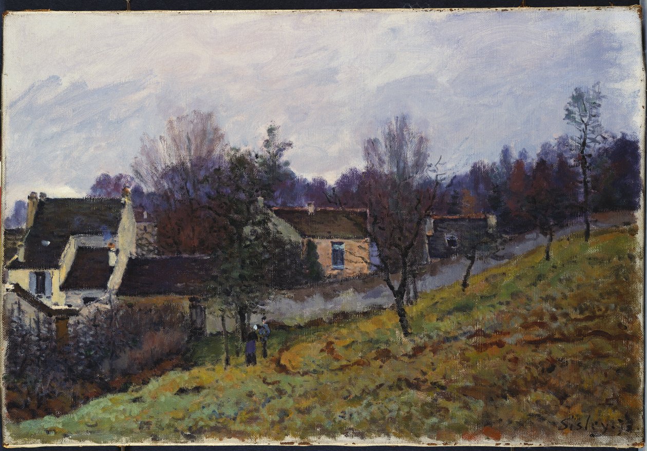 Autumn in Louveciennes, 1873 by Alfred Sisley
