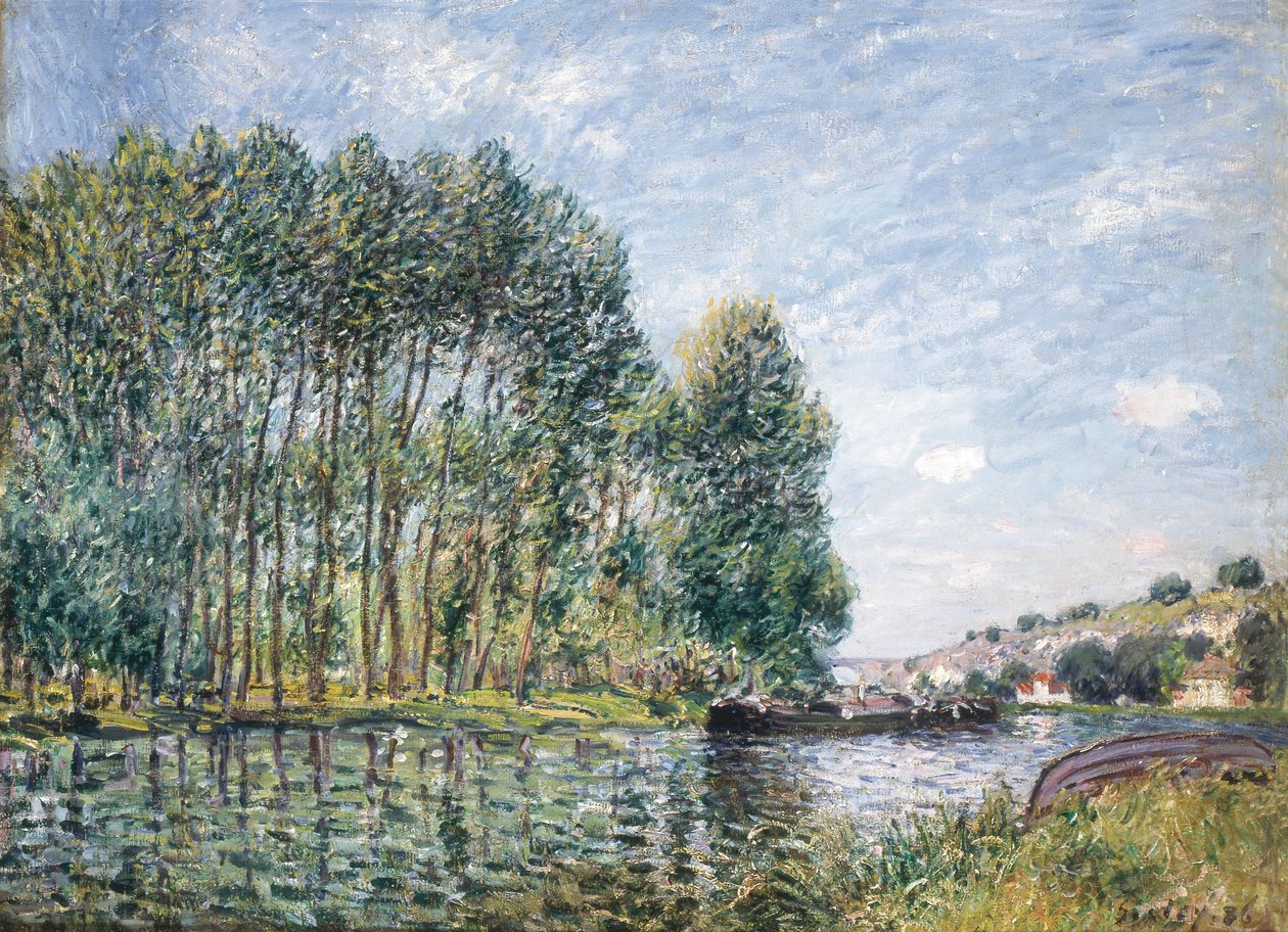 Turn of the Loing at Moret by Alfred Sisley