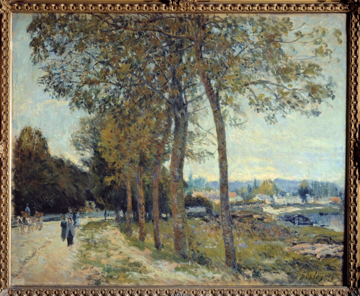 La Seine a Marly by Alfred Sisley