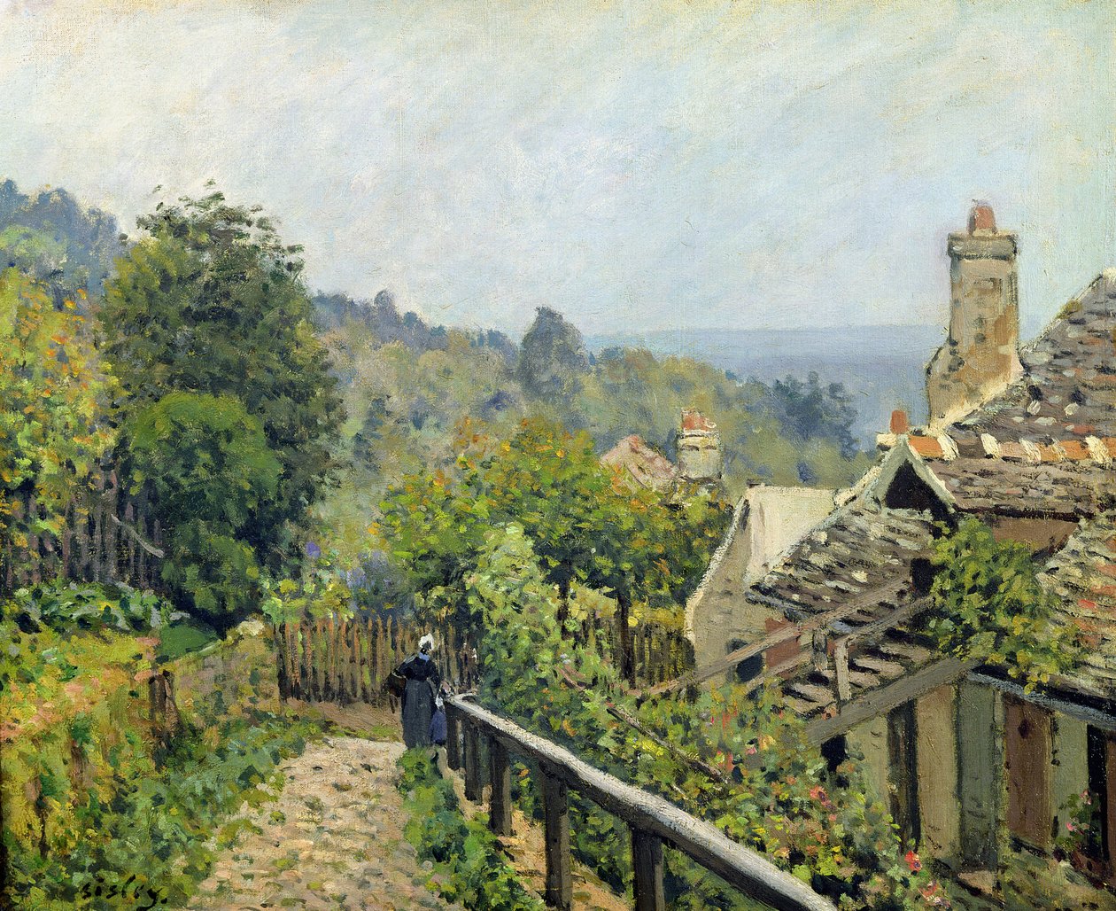 Louveciennes or, The Heights at Marly, 1873 by Alfred Sisley