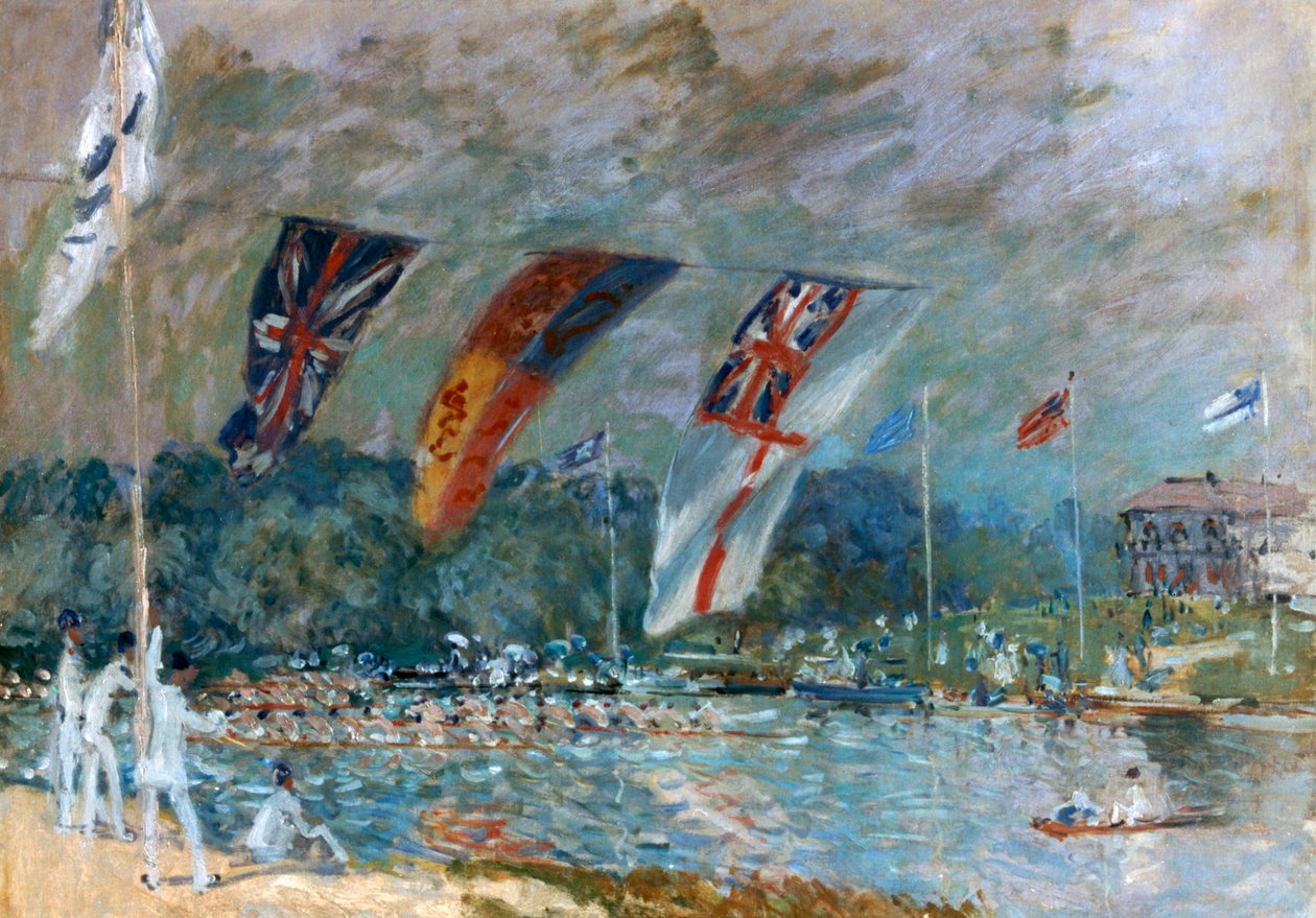 Regatta at Molesey, 1874 by Alfred Sisley