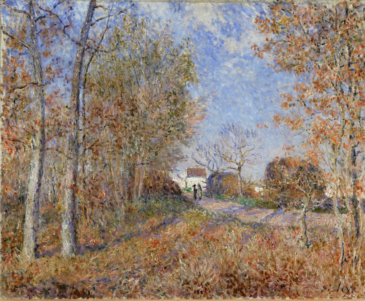 Road at the Forest Edge by Alfred Sisley