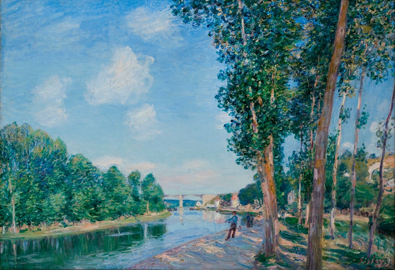 Saint Mammes, June Sun by Alfred Sisley