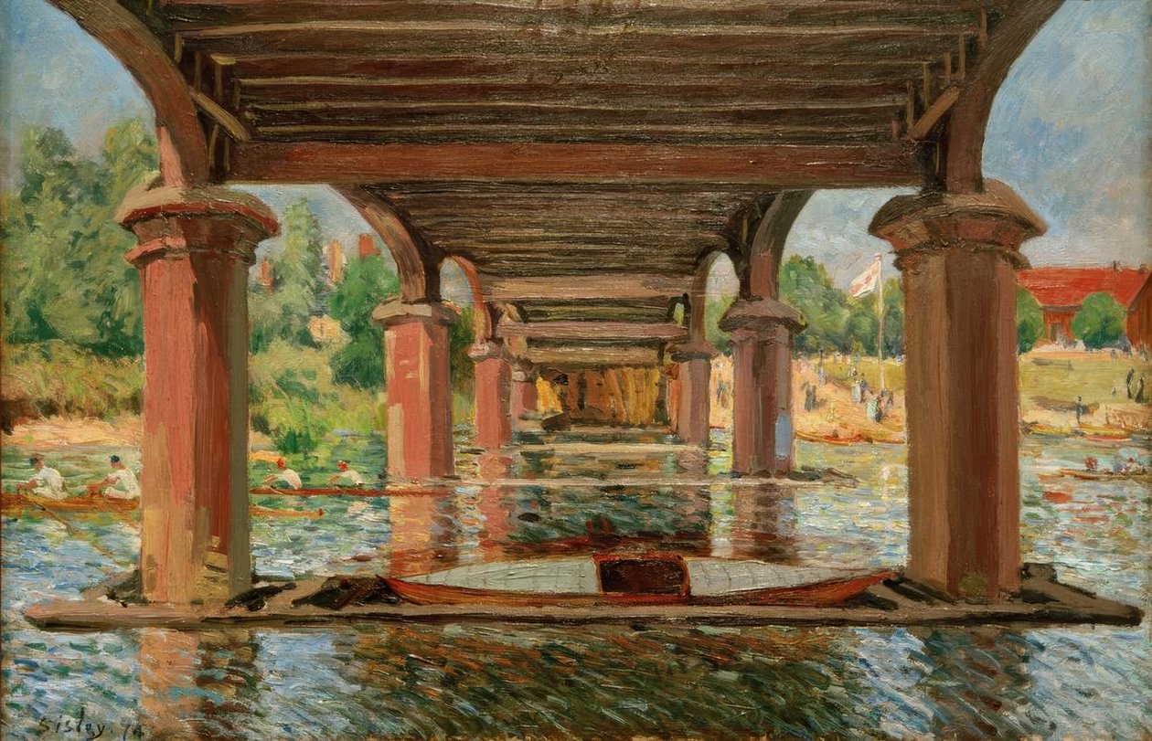 Under the Hampton Court Bridge by Alfred Sisley