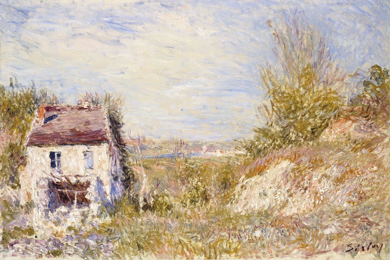 The Abandoned House by Alfred Sisley