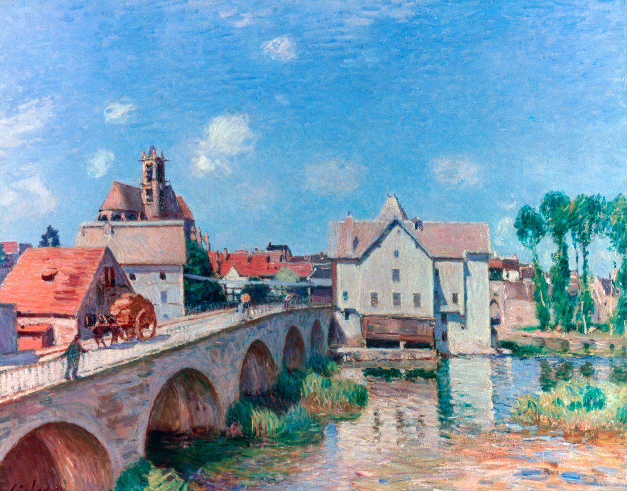 The Bridge at Moret, 1893 by Alfred Sisley
