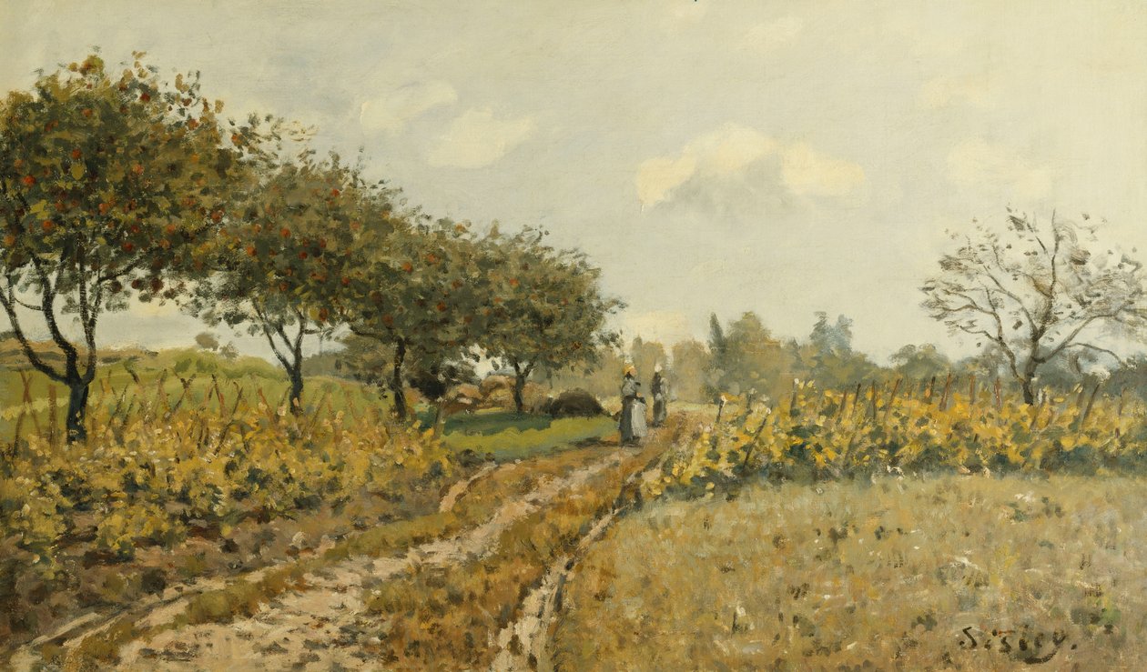 The Path in the Countryside, 1876 by Alfred Sisley