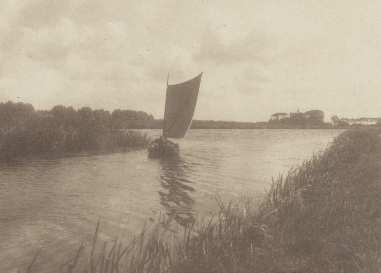 A Dutch Waterway by Alfred Stieglitz