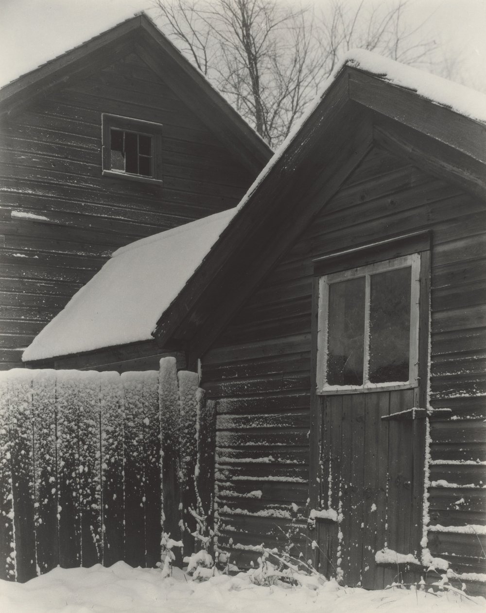 Barn & Snow by Alfred Stieglitz