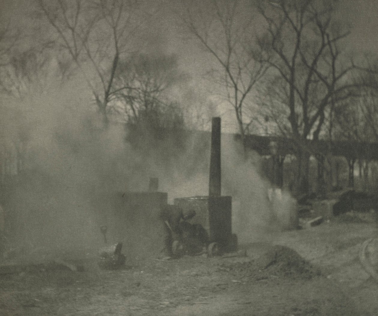 Camera Work: The Asphalt Paver, New York by Alfred Stieglitz