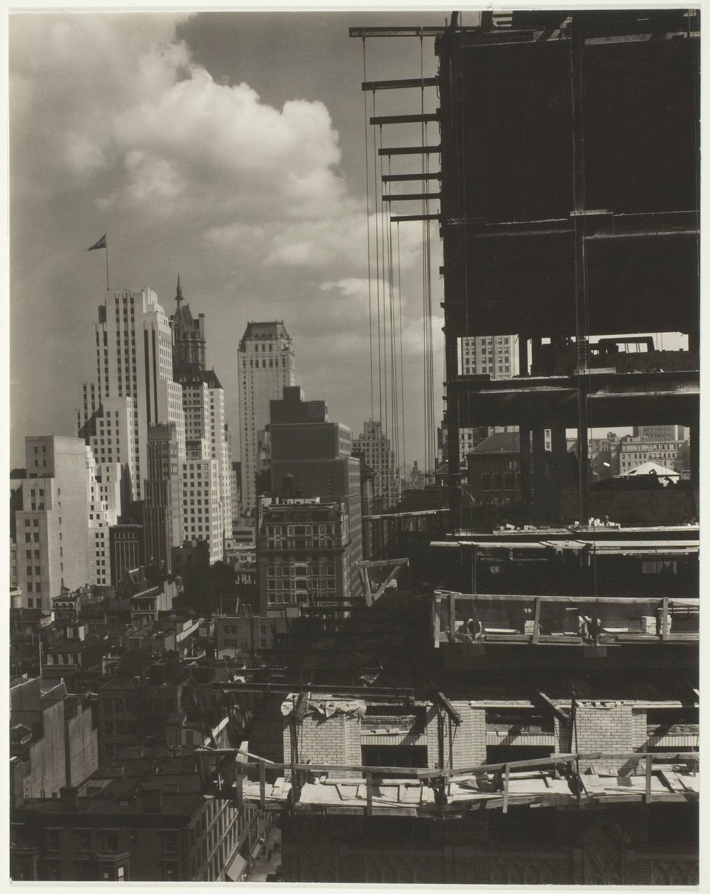 From My Window at An American Place, North by Alfred Stieglitz