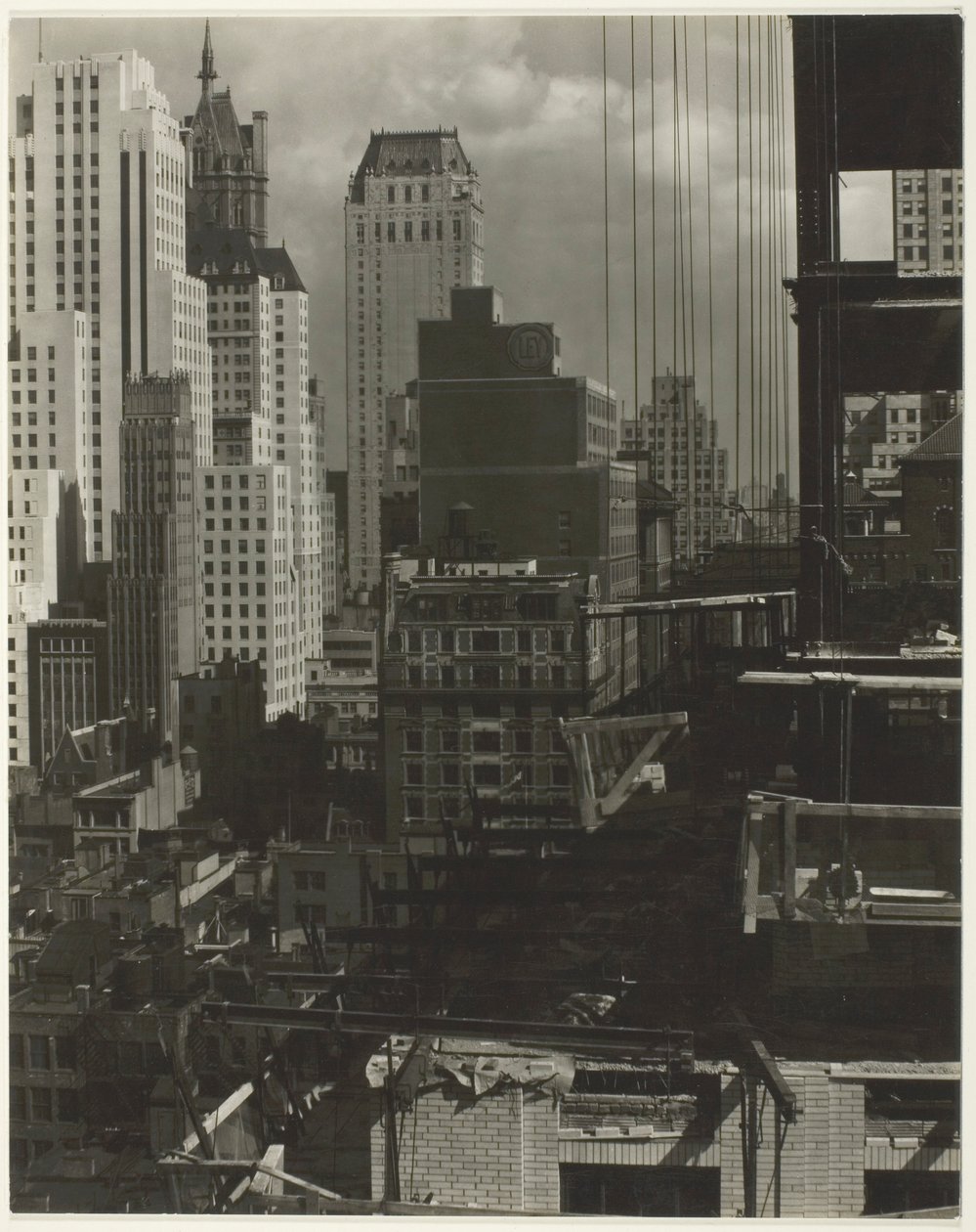 From My Window at An American Place, North by Alfred Stieglitz