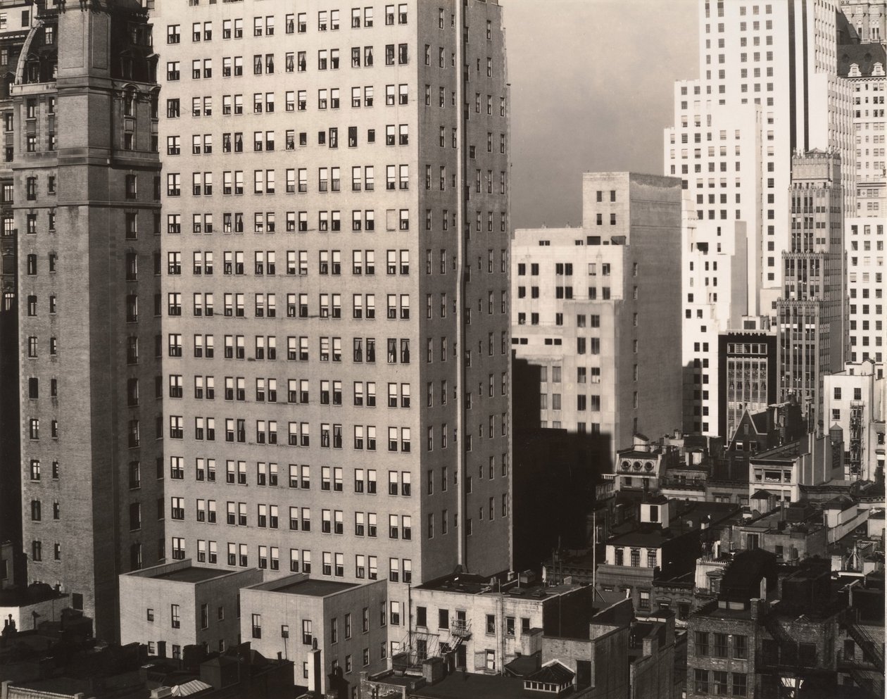 From My Window at An American Place, North by Alfred Stieglitz