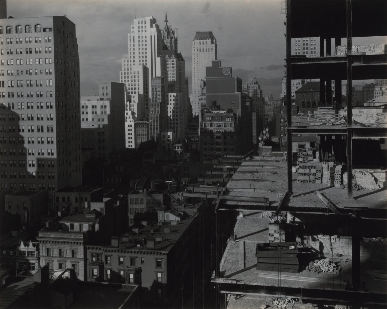 From My Window at An American Place, North by Alfred Stieglitz