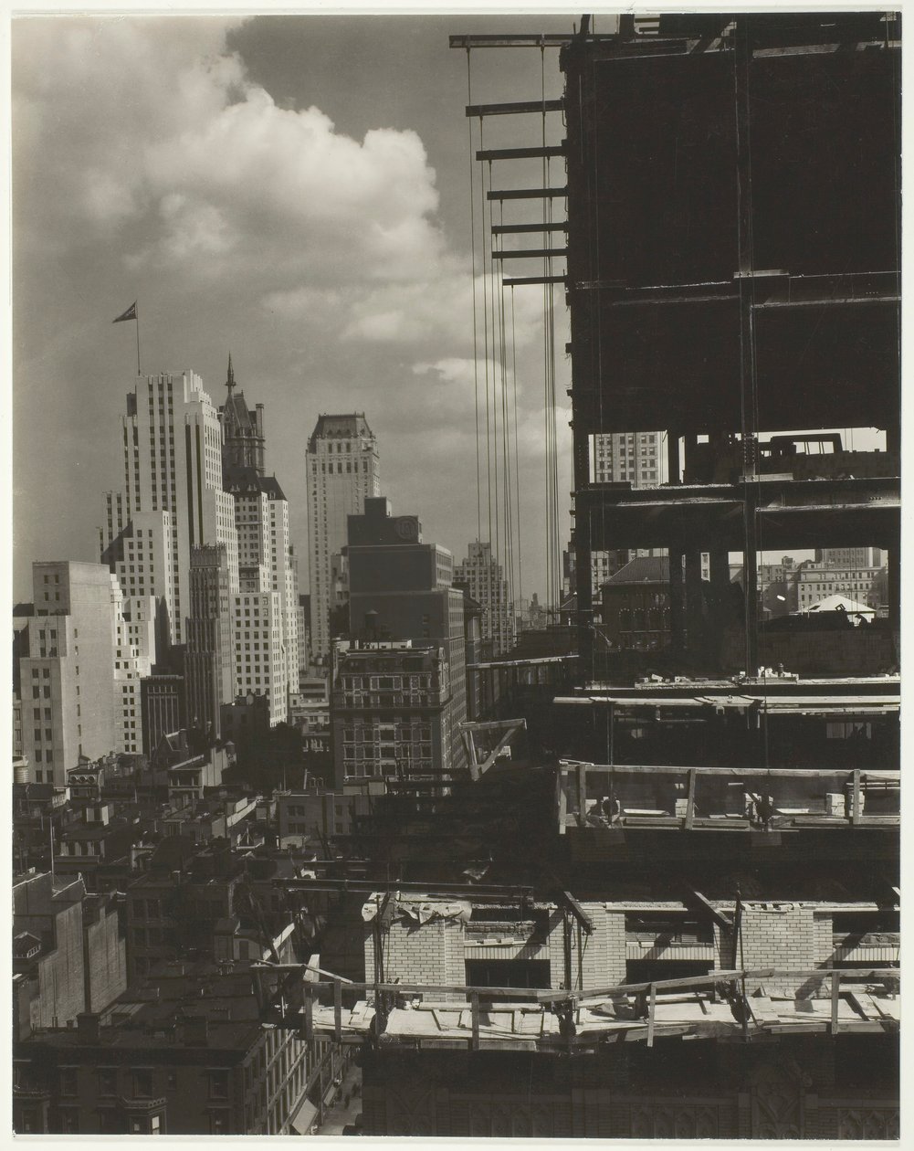 From My Window at An American Place, North, 1931 by Alfred Stieglitz