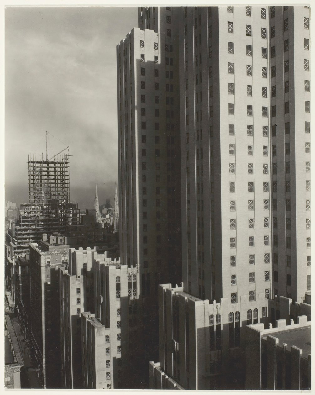 From My Window at the Shelton, West, 1931 by Alfred Stieglitz