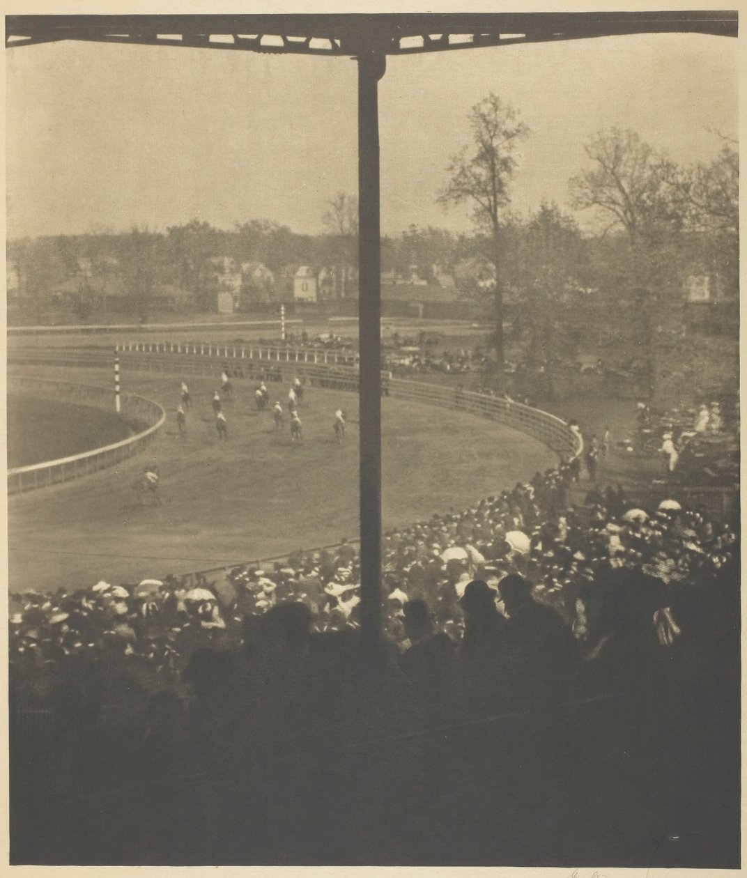 Going to the Post, Morris Park by Alfred Stieglitz