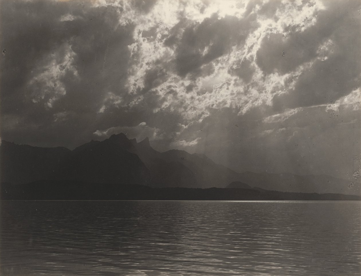 On Lake Thun, Switzerland by Alfred Stieglitz