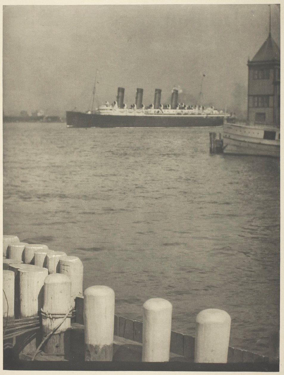 Outward Bound, The Mauretania by Alfred Stieglitz