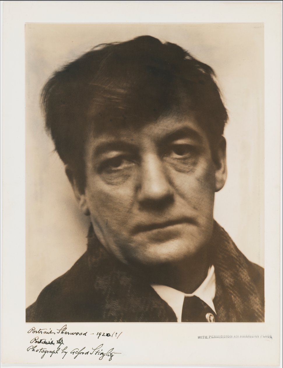 Sherwood Anderson by Alfred Stieglitz