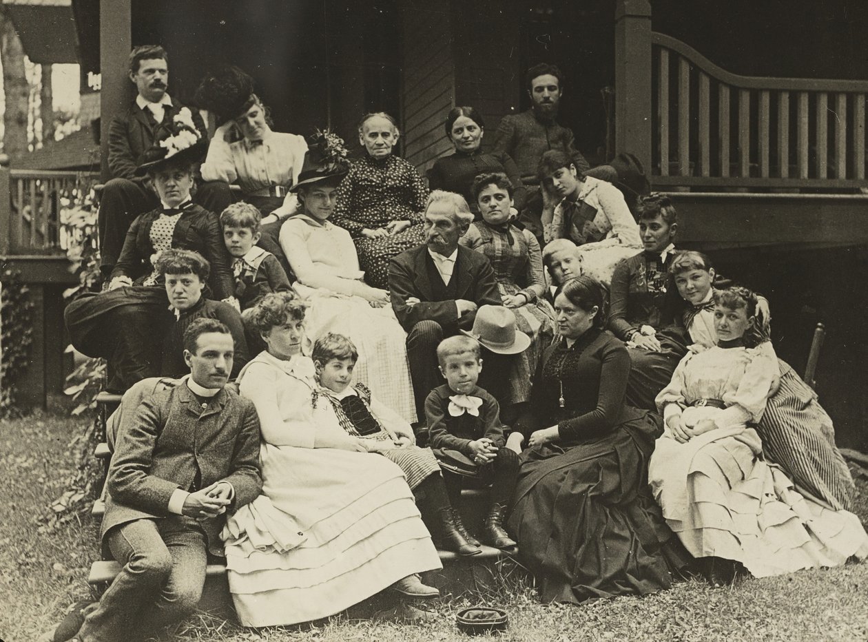 Stieglitz Family at Oaklawn, Lake George, 1888 by Alfred Stieglitz