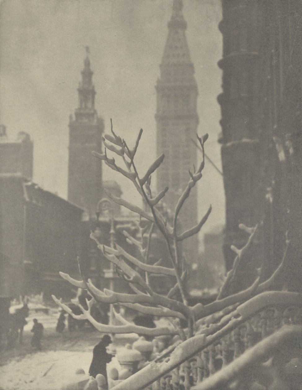 Two Towers—New York by Alfred Stieglitz