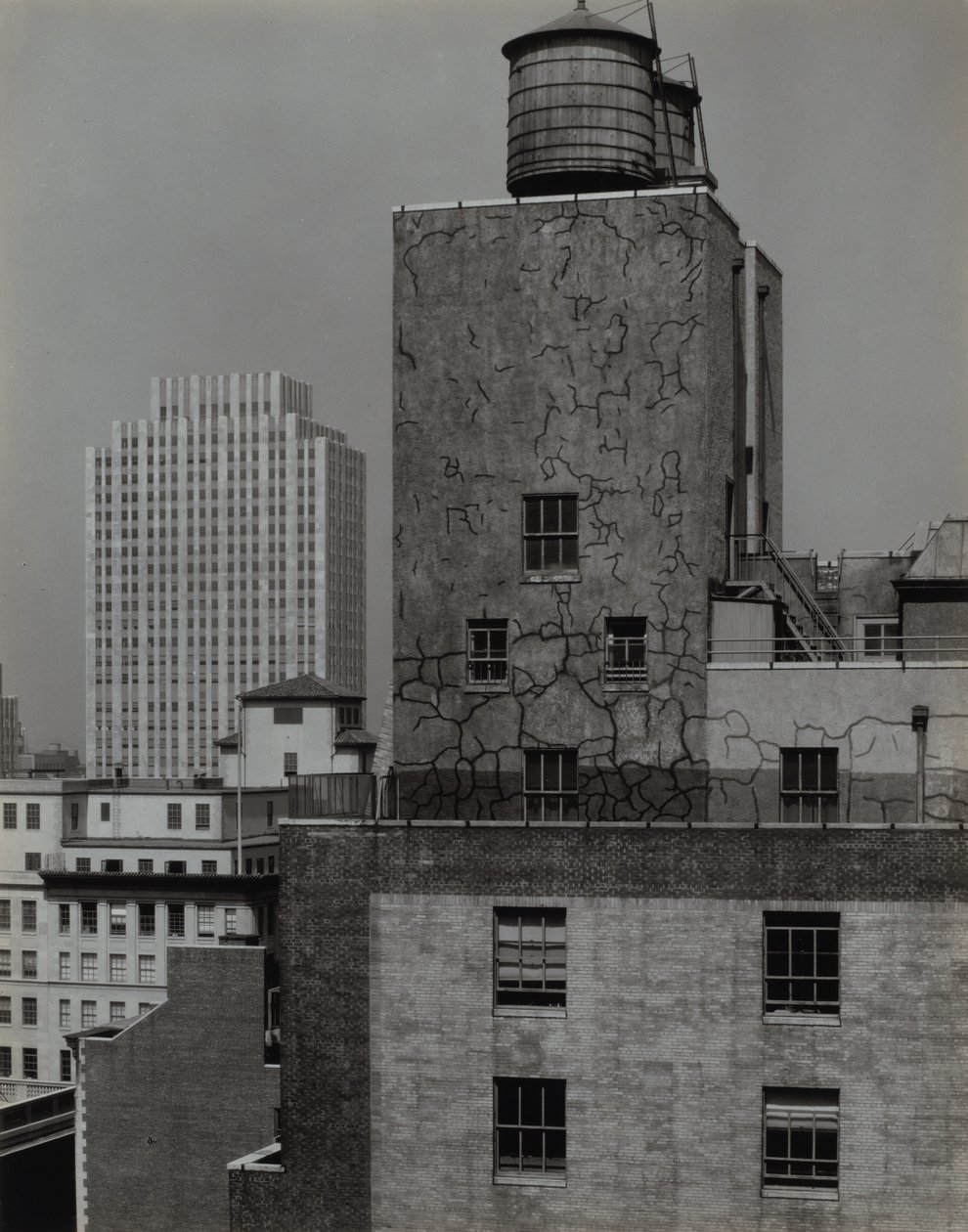 Water Tower and Radio City, New York by Alfred Stieglitz