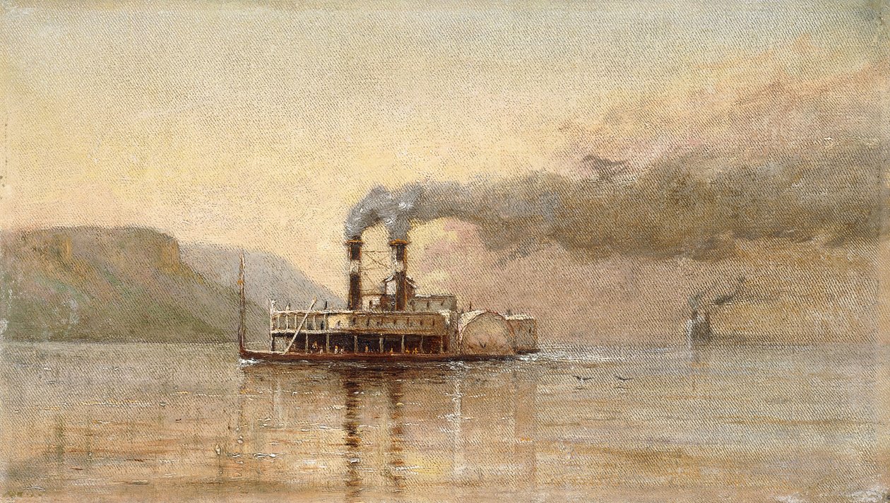 The City of Saint Paul, Dubuque by Alfred Thompson Bricher