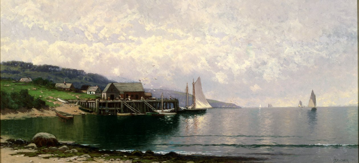 The Landing, Bailey Island, Maine, c. 1907 by Alfred Thompson Bricher