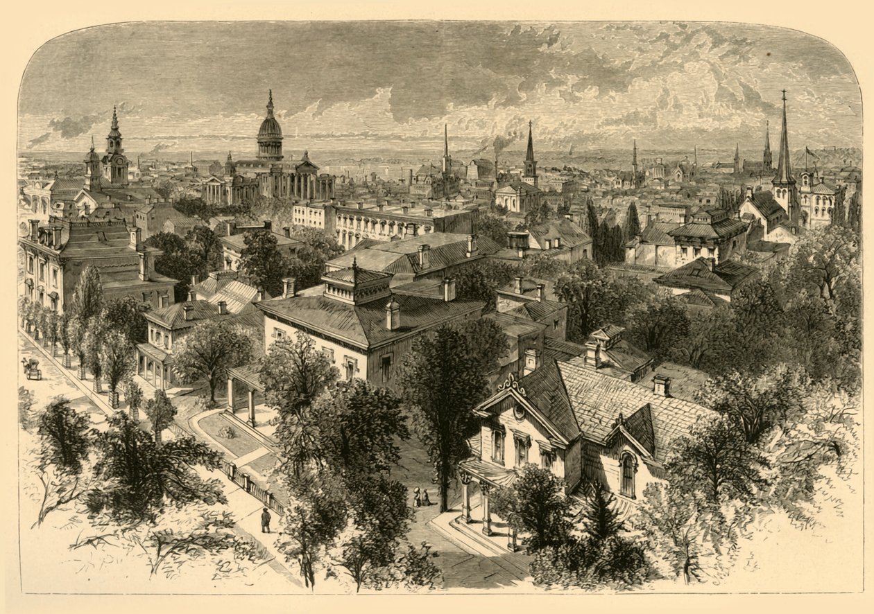 City of Milwaukee by Alfred Rudolph Waud