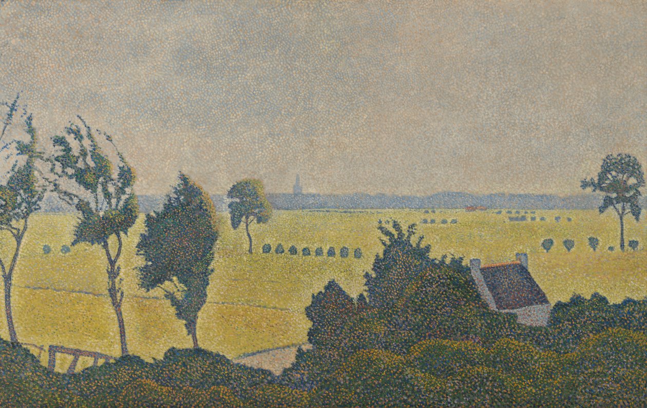 Landscape in Seneffe, c.1890 by Alfred William (1854-1930) Finch