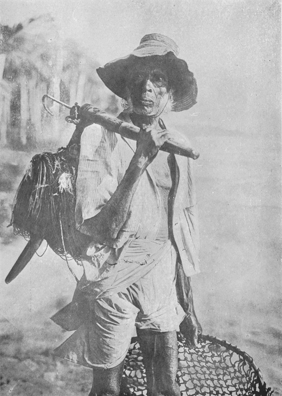 Fisherman by Alfred William Amandus Plate