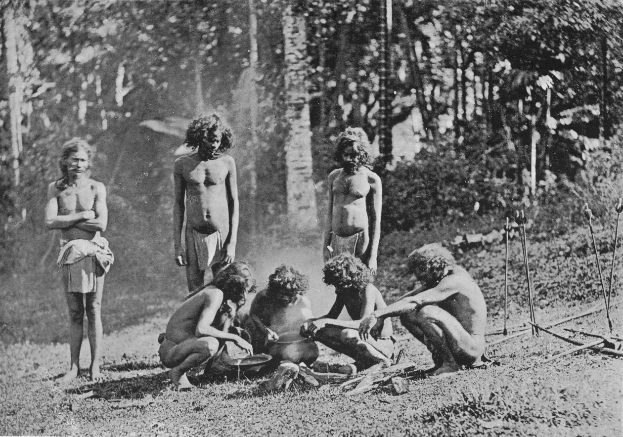 Veddahs or Wild Men by Alfred William Amandus Plate