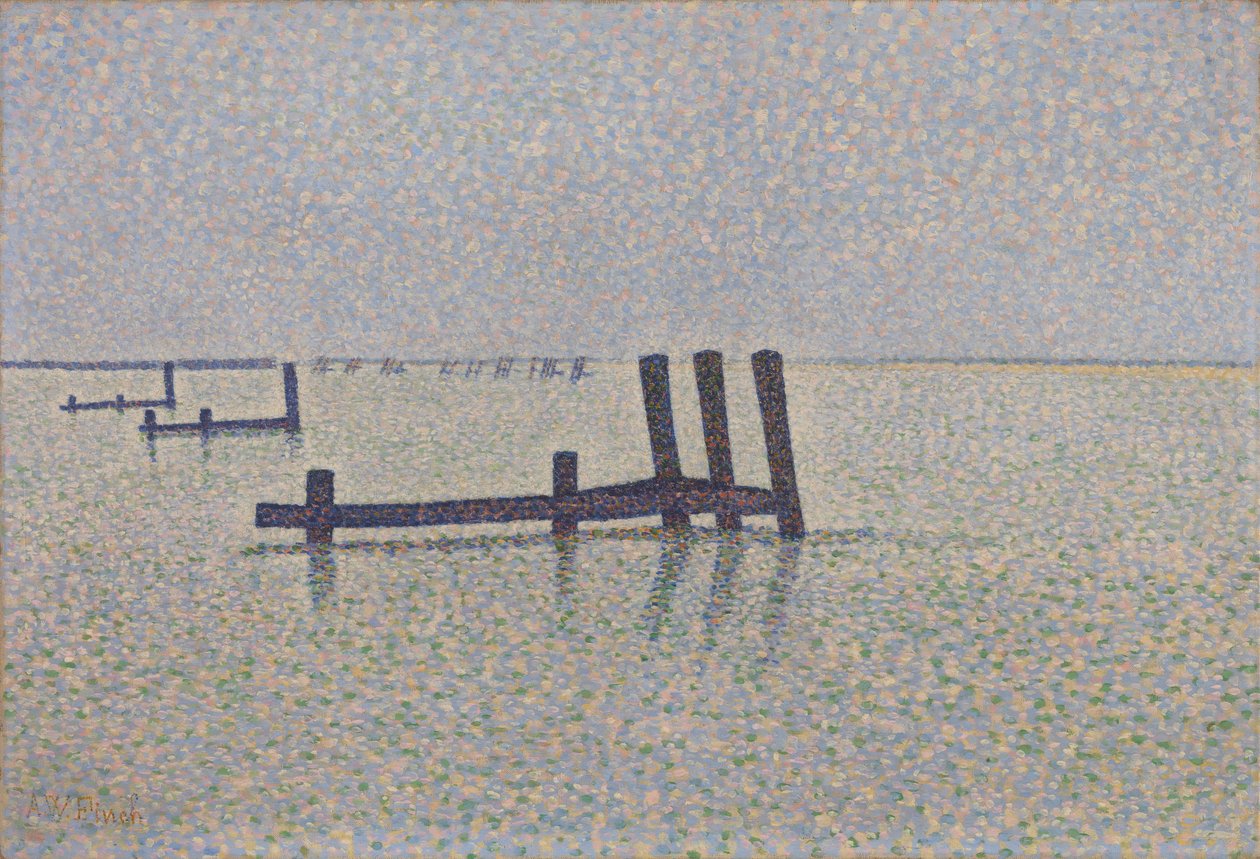 The Channel at Nieuwpoort, c. 1889 by Alfred William Finch