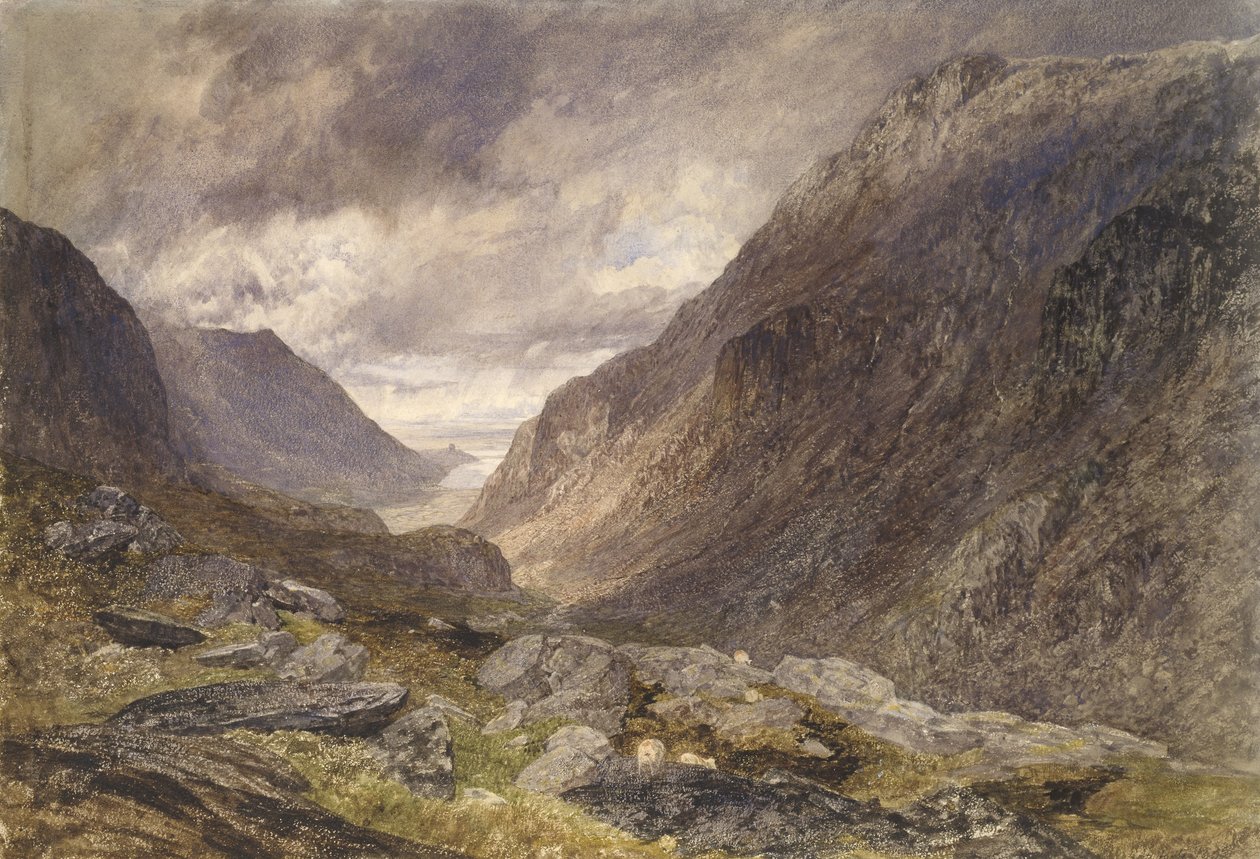 Pass of Llanberis, c.1853 by Alfred William Hunt