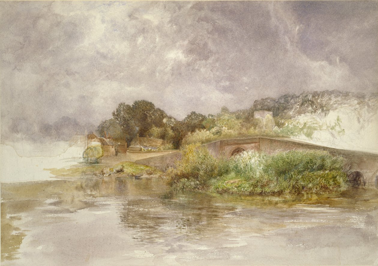 Sonning Bridge, c1882 by Alfred William Hunt