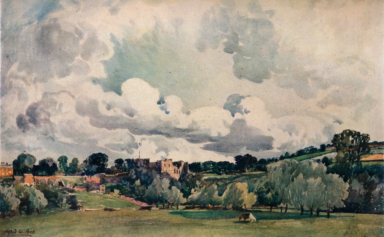 Ludlow Castle, c1880 by Alfred William Rich