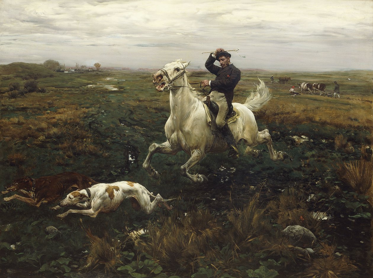 The Squire by Alfred von Wierusz Kowalski