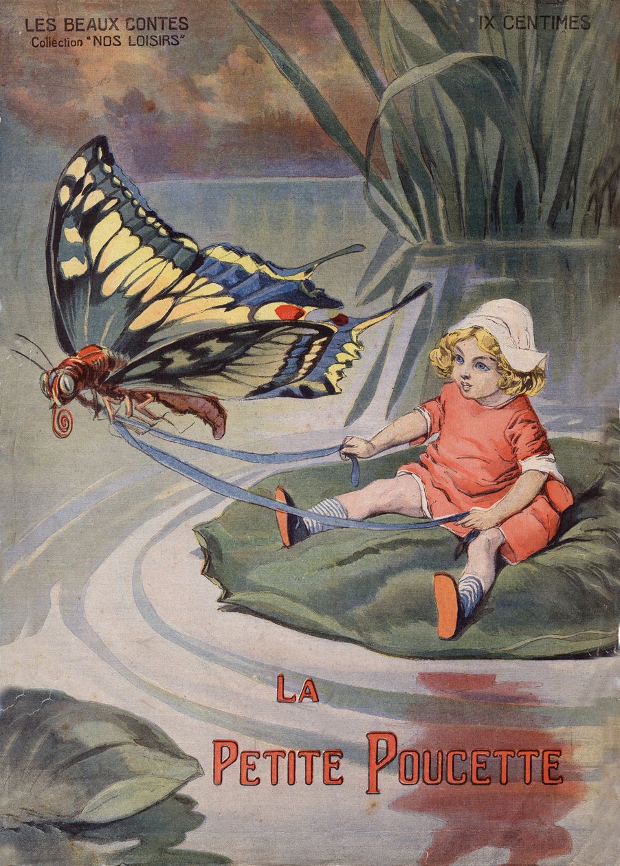 The Little Thummy. Tale by Hans Christian Andersen. Illustration by Vaccari and Carrey in 