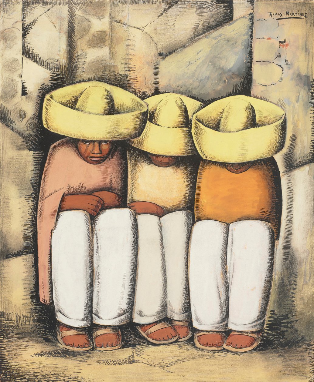 Resting Indians, c.1935 by Alfredo Ramos Martinez
