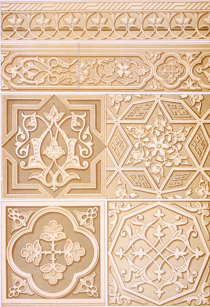 Detailed Studies of Architectural Decoration, pub. 1883 by Alhusain Fawzy