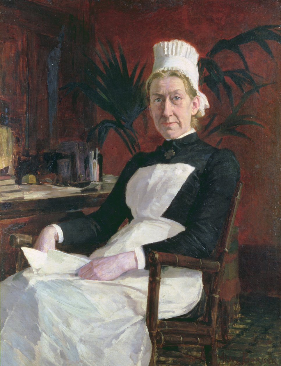 Alice Fisher, Chief Nurse by Alice Barber Stephens