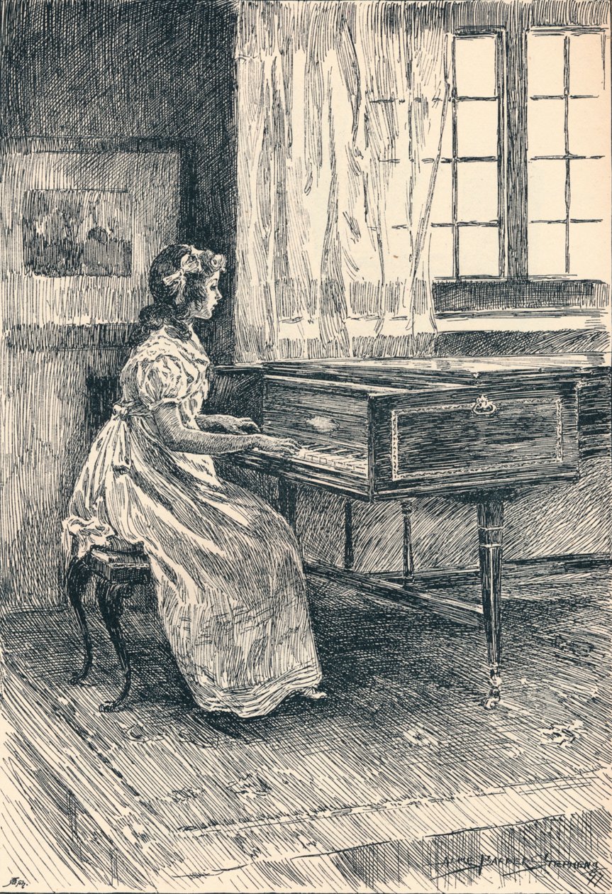 Illustration to John Halifax, Gentleman by Alice Barber Stephens