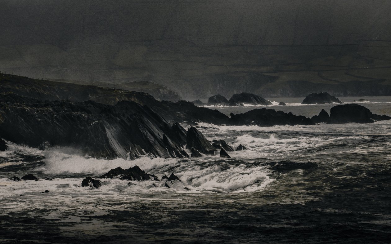 Cliffs Near Inch, 2018 by Alice Gur-Arie